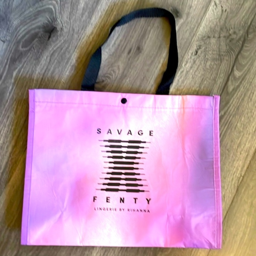 Savage Fenty Lingerie by Rihanna reuseable tote bag